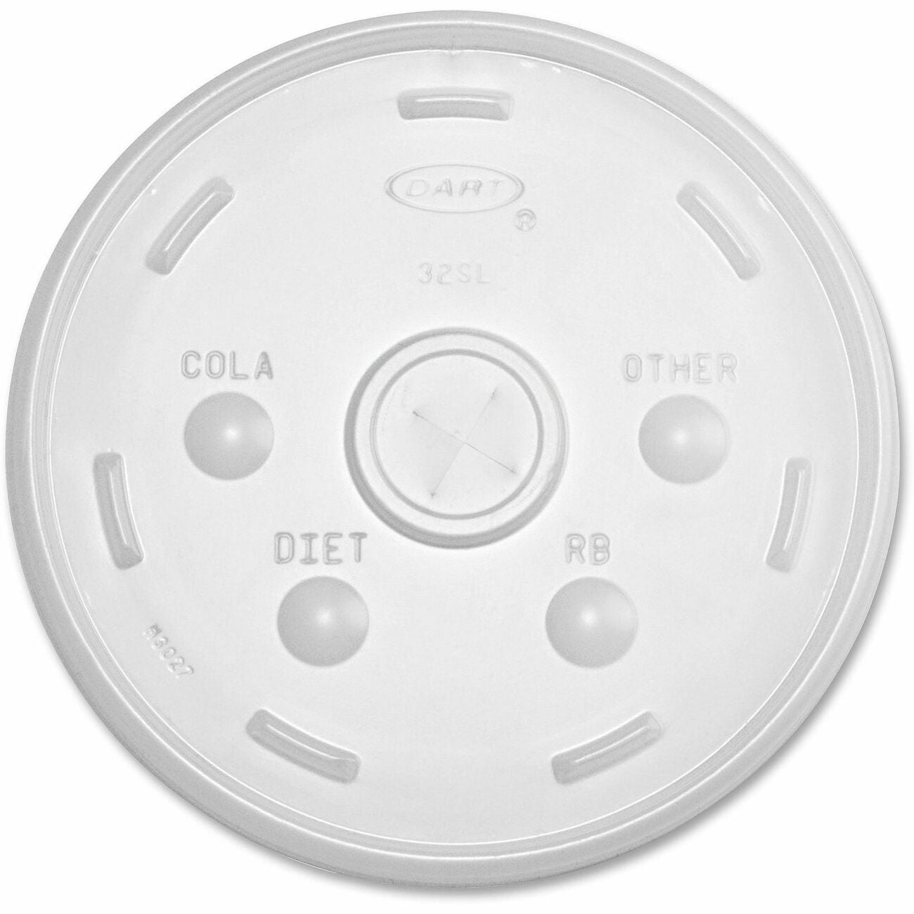 Lid 32 Oz Hips Plastic Straw