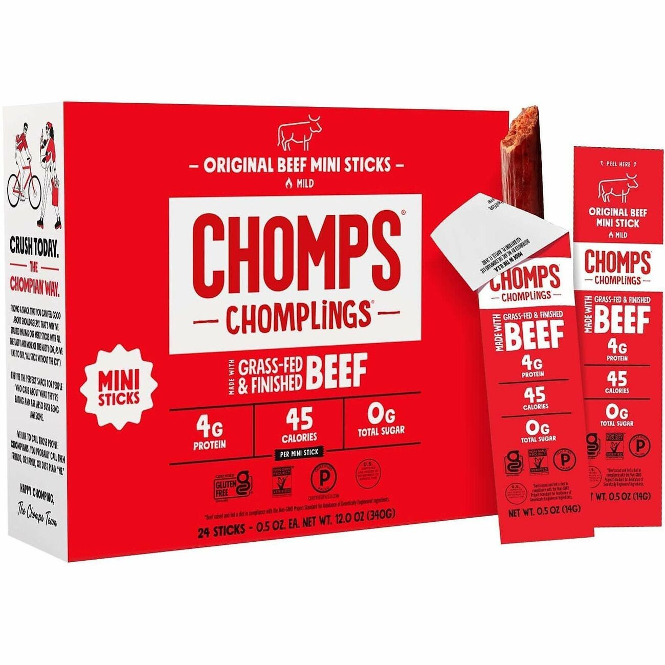 Snackstik Origbeef .5Oz/Pk