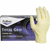 ProWorks Total Grip Latex Powder Free Exam Gloves