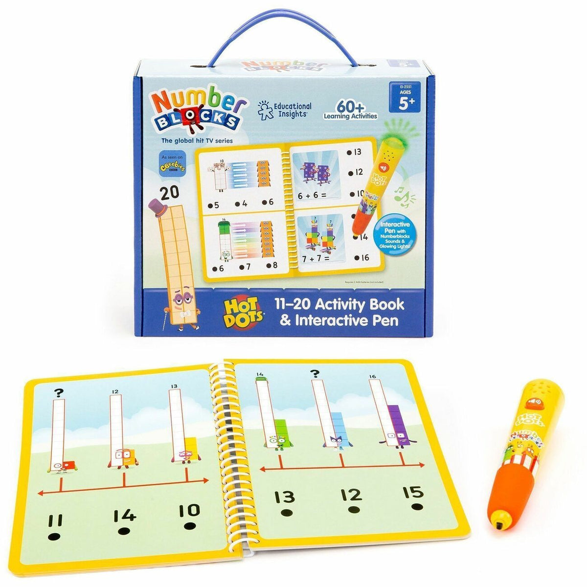 Hot Dots Numberblocks Activity Book Interactive Printed Book