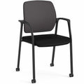 HON Chair Gst Arm Meshbck Blk