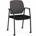 HON Chair Gst Arm Meshbck Blk