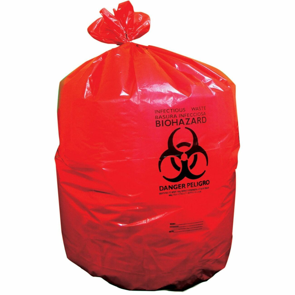 Liner Ldpe 33X39 1.3Mil Red