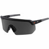 Glasses Safety Smoke Bk