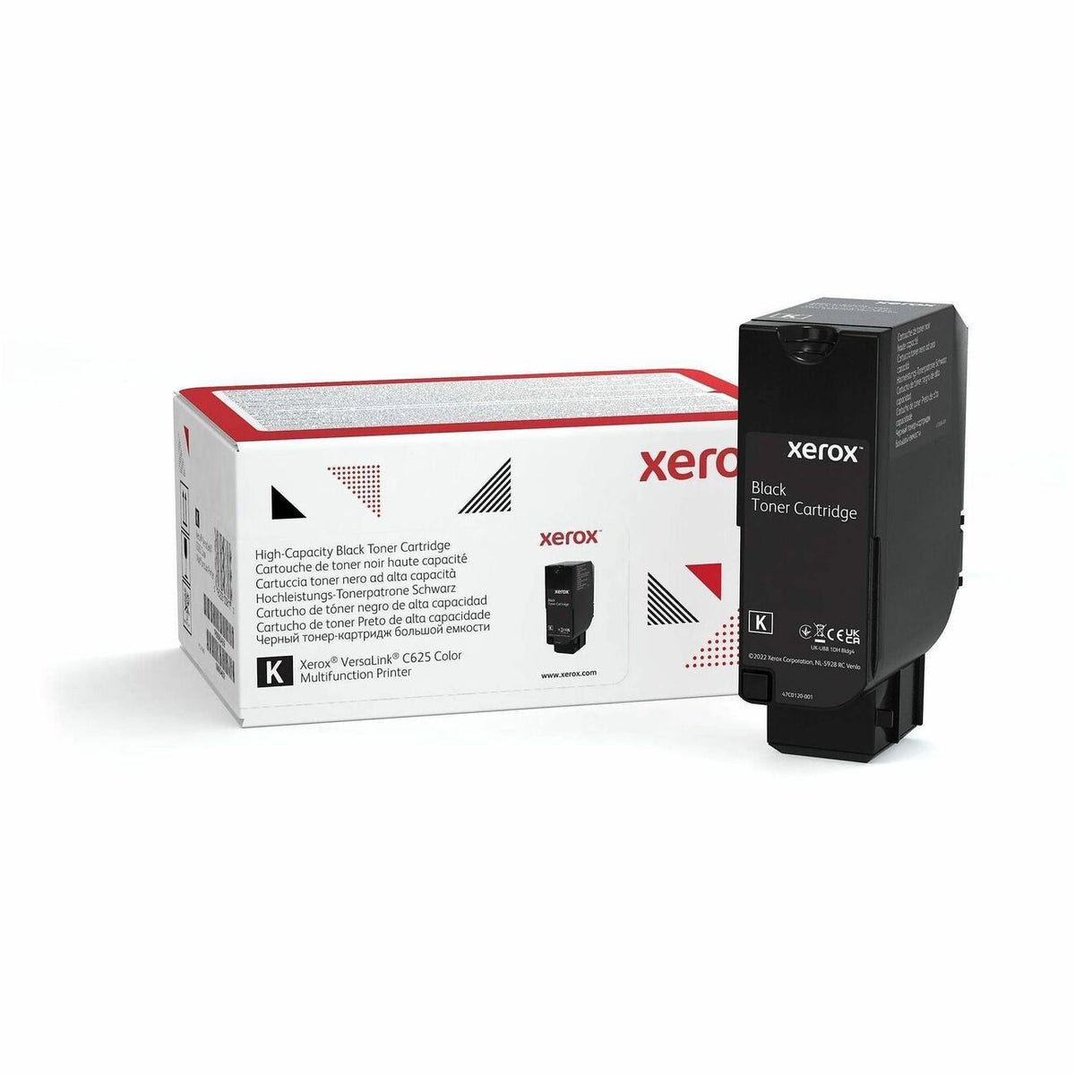 Xerox Original High Yield Laser Toner Cartridge - Black - 1 Each
