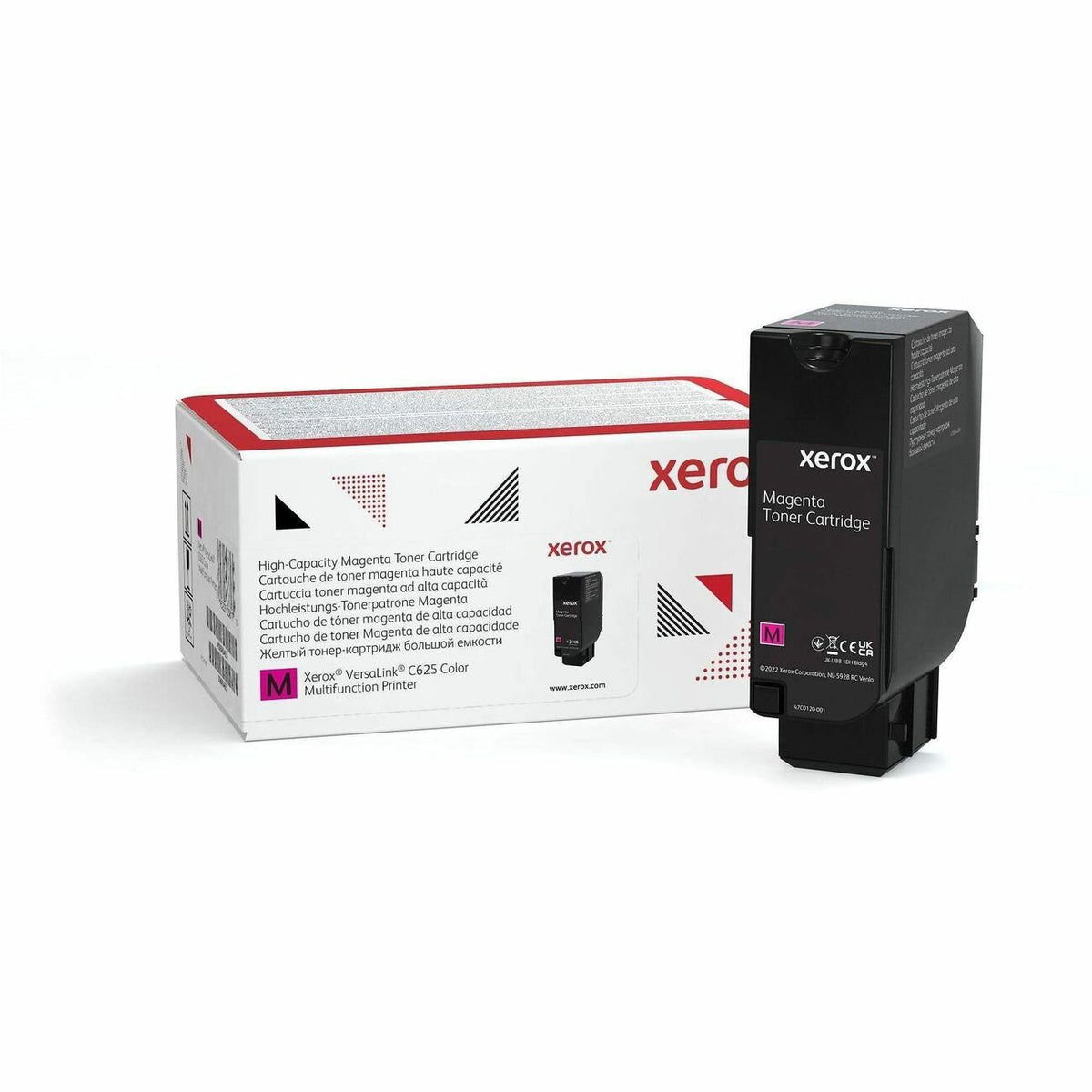 Xerox Original High Yield Laser Toner Cartridge - Magenta - 1 Each