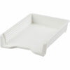 Business Source Tray Letter Stackable White