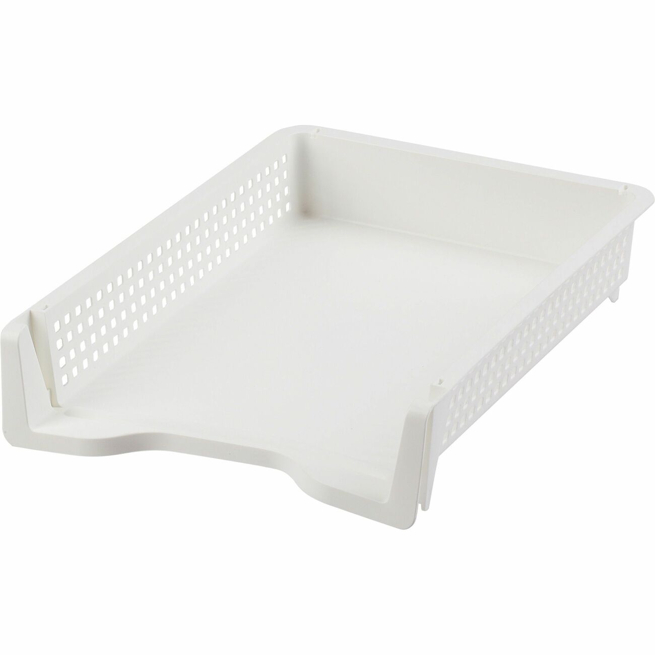 Business Source Tray Letter Stackable White