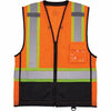 Vest Two-Tone Blk Orng S/M