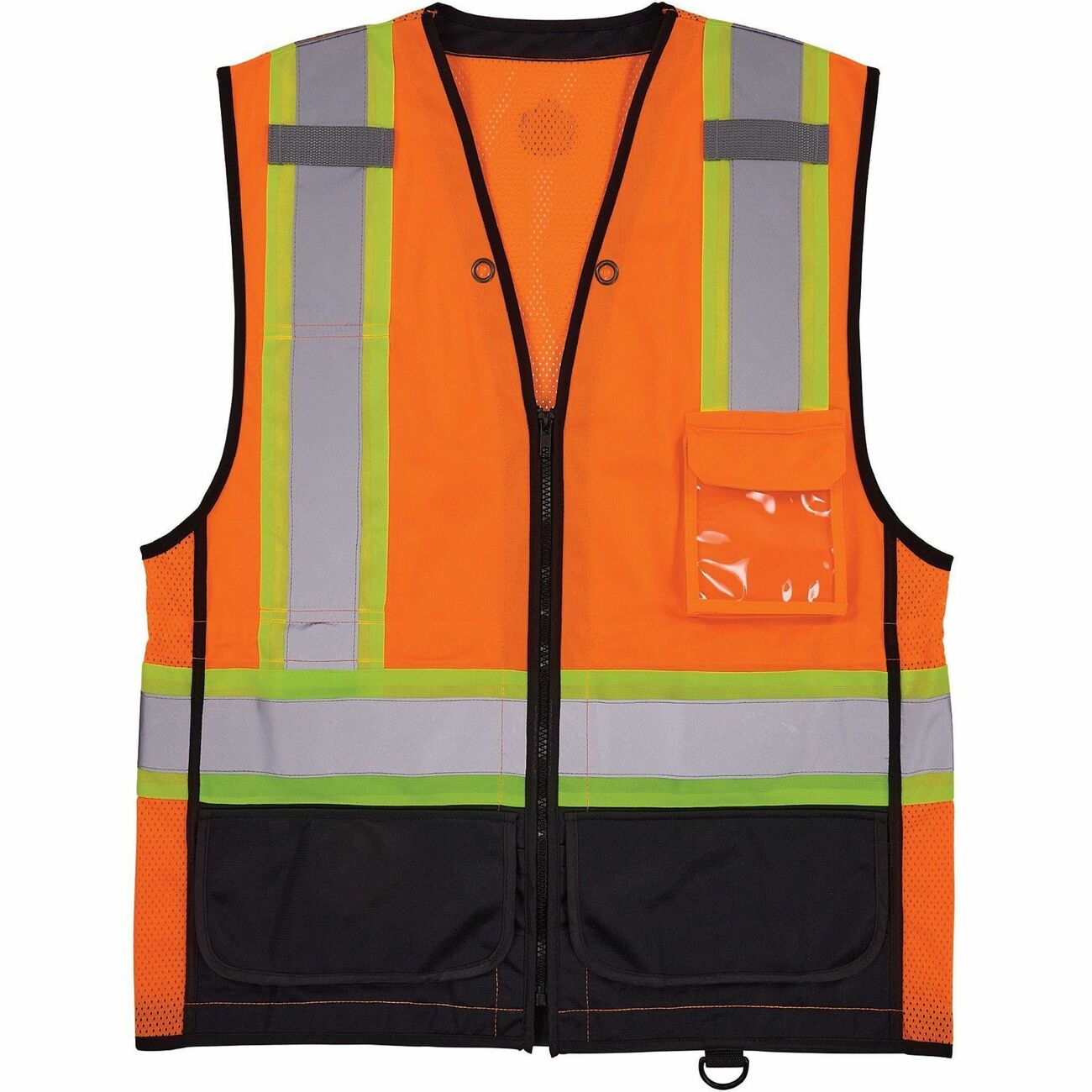 Vest Two-Tone Blk Orng 4/5X