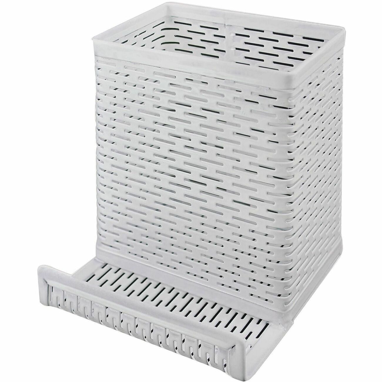 Cup Pencil W/Phnestnd White