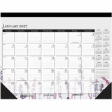House of Doolittle Recycled Wild Flowers Desk Pad Calendar