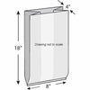 Poly Bag 8X4X18 1 Mil