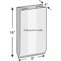 Poly Bag 8X4X18 1 Mil