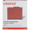Universal 2/5 Tab Cut Letter Recycled Classification Folder