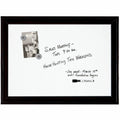 Quartet Home D&eacute;cor Magnetic Dry-Erase Board, 17" x 23" , Ebony Frame