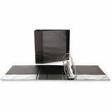 Universal Slant D-Ring View Binder, 3 Rings, 5" Capacity, 11 x 8.5, Black