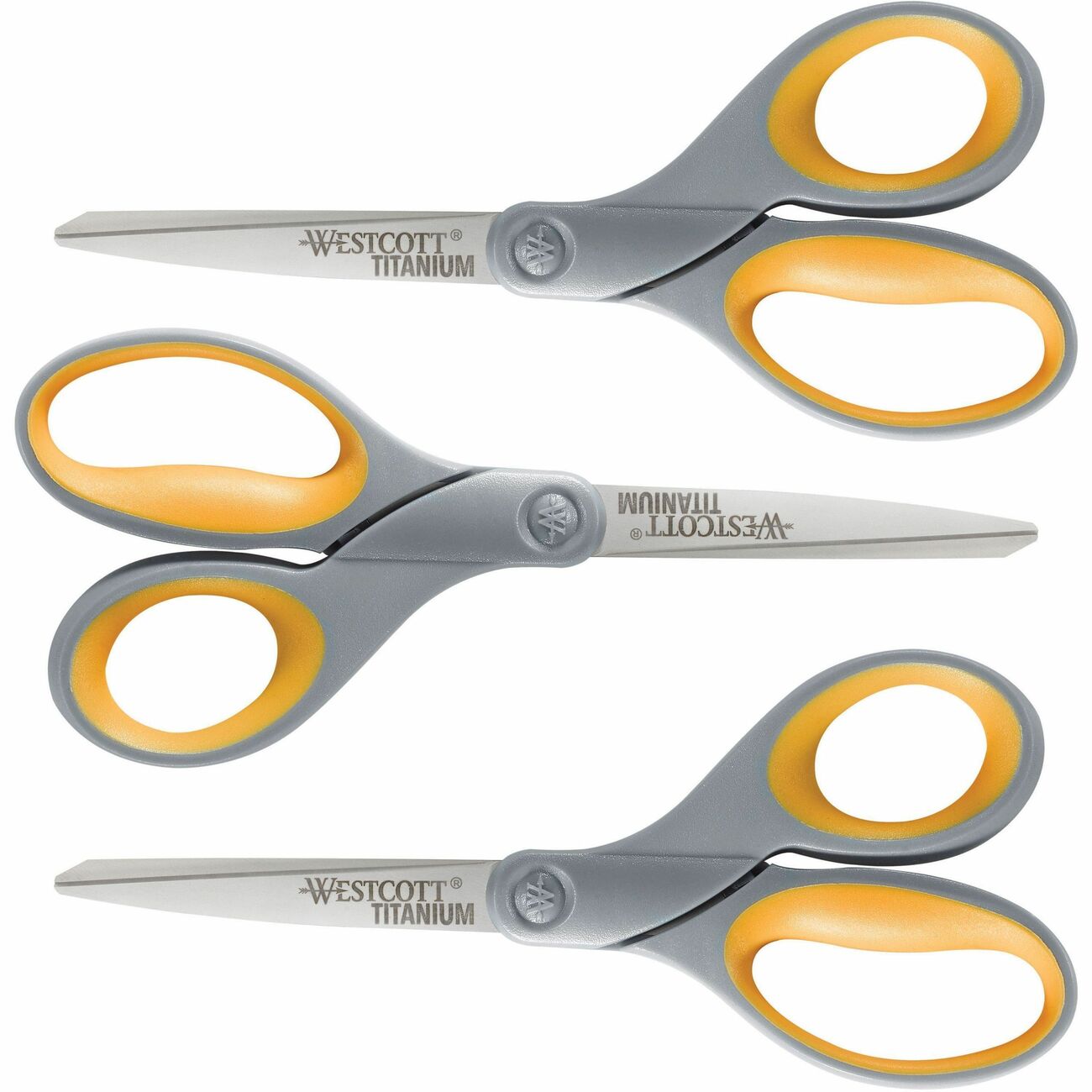 Westcott Scissors 3Pk Titanium Straigh