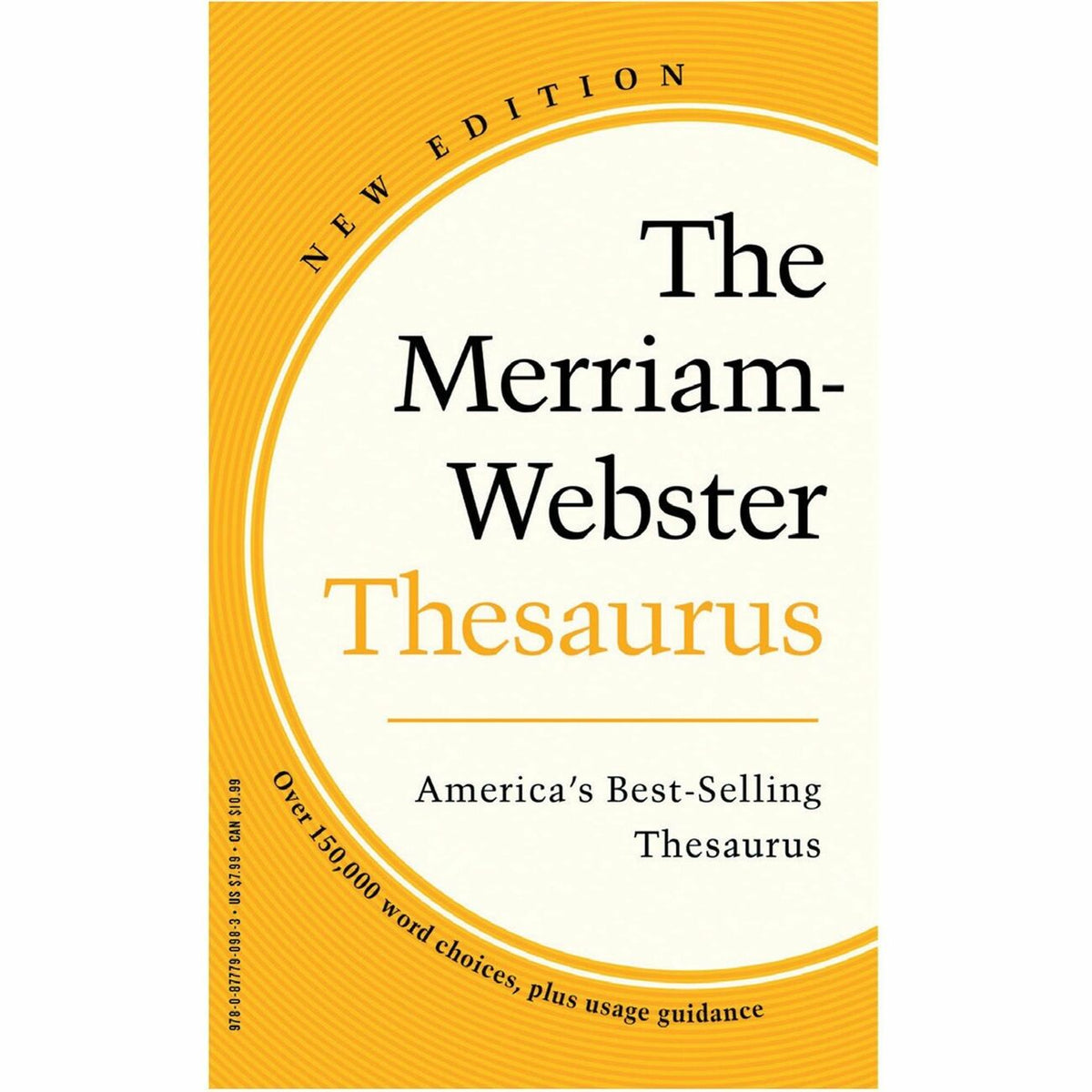 Merriam-Webster Paperback Thesaurus Printed Book