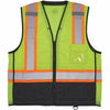 Vest Two-Tone Blk Lime L/Xl