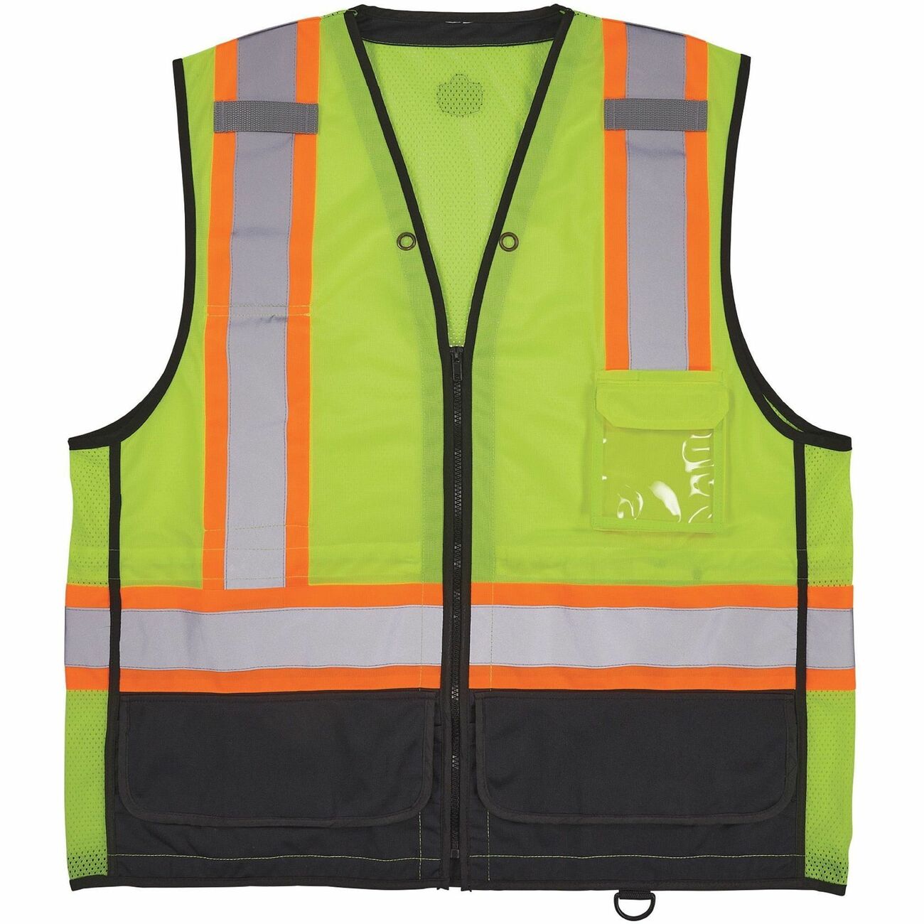 Vest Two-Tone Blk Lime L/Xl