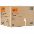 World Centric Compostable White Cutlery