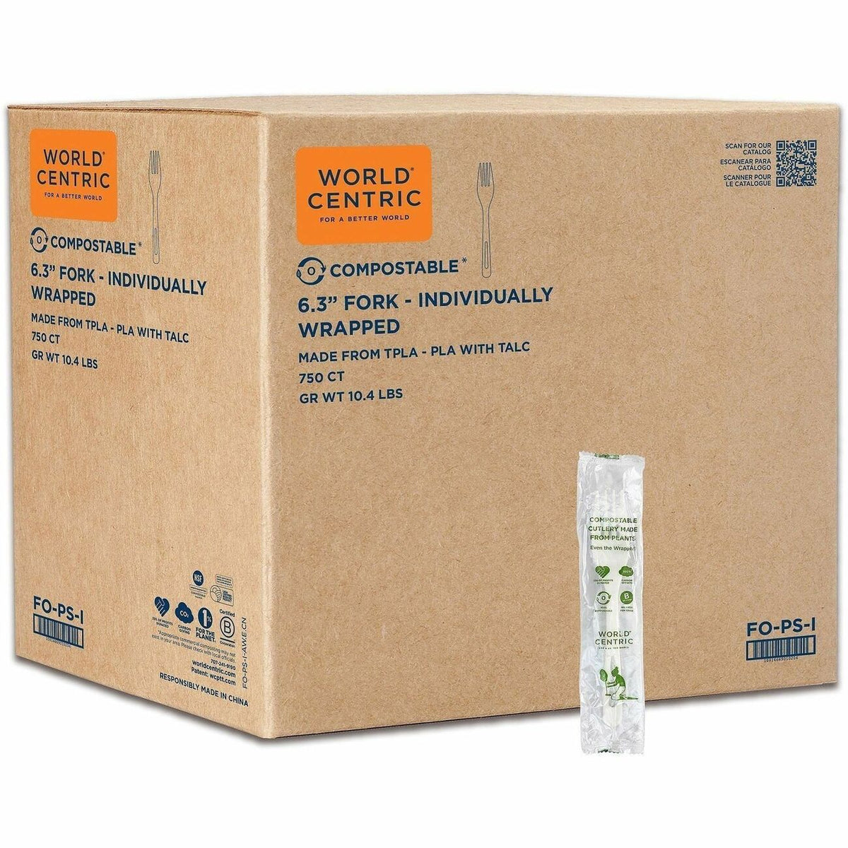 World Centric TPLA Wrapped Cutlery