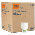 World Centric Compostable White Paper Hot Cups
