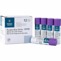 Business Source Glue Stick 0.74 Purple 12Pk