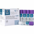 Business Source Glue Stick 0.26 Purple 12Pk