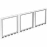 Lorell Desk-Mount Hutch Frosted Glass Door