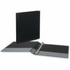 Universal Slant D-Ring View Binder, 3 Rings, 1" Capacity, 11 x 8.5, Black, 12/Carton