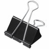 Universal Binder Clip Zip-Seal Bag Value Pack, Large, Black/Silver, 36/Pack