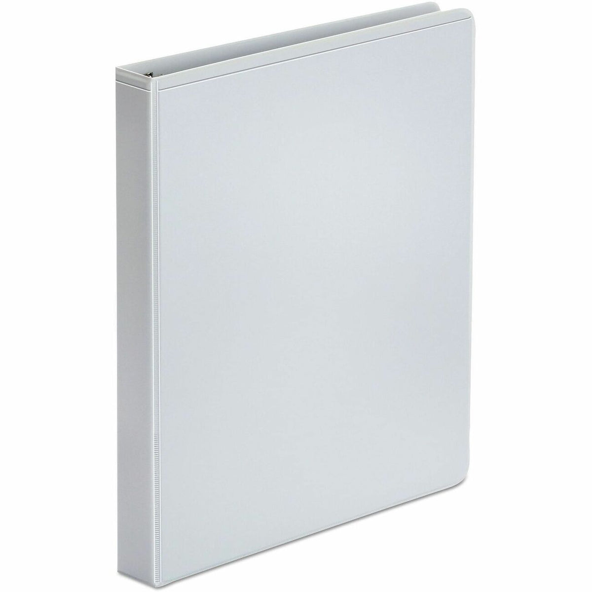 Universal Economy Round Ring View Binder, 3 Rings, 1" Capacity, 11 x 8.5, White, 12/Carton