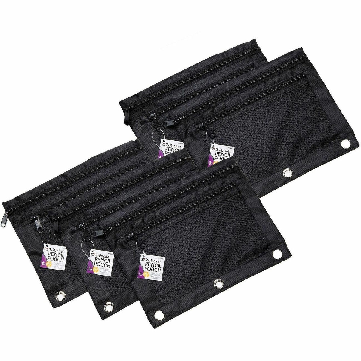 Charles Leonard 2-Pocket Binder Pencil Pouches