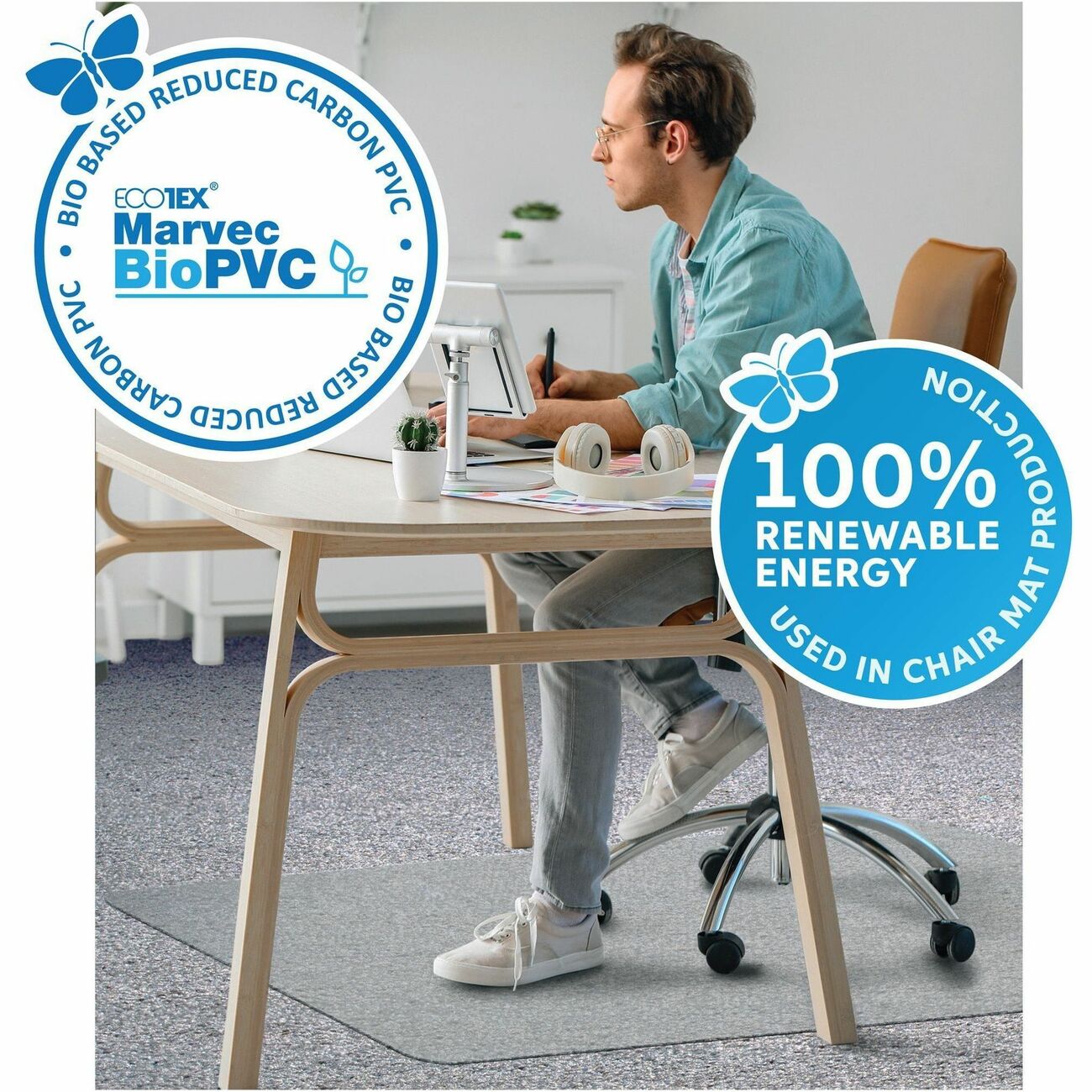 Chairmat Biopvc Carpet 36X4