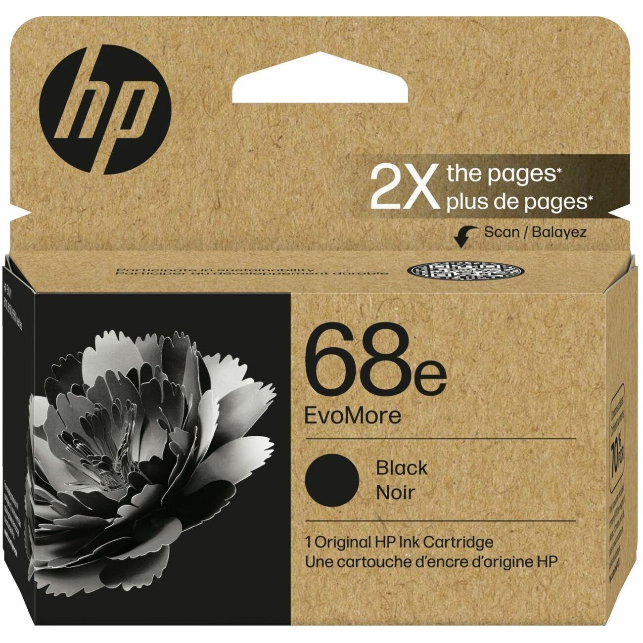 HP Crtdg Ink Hp 68E Blk