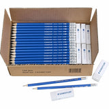 Staedtler Norica Pencils & Erasers Class Pack, 144ct