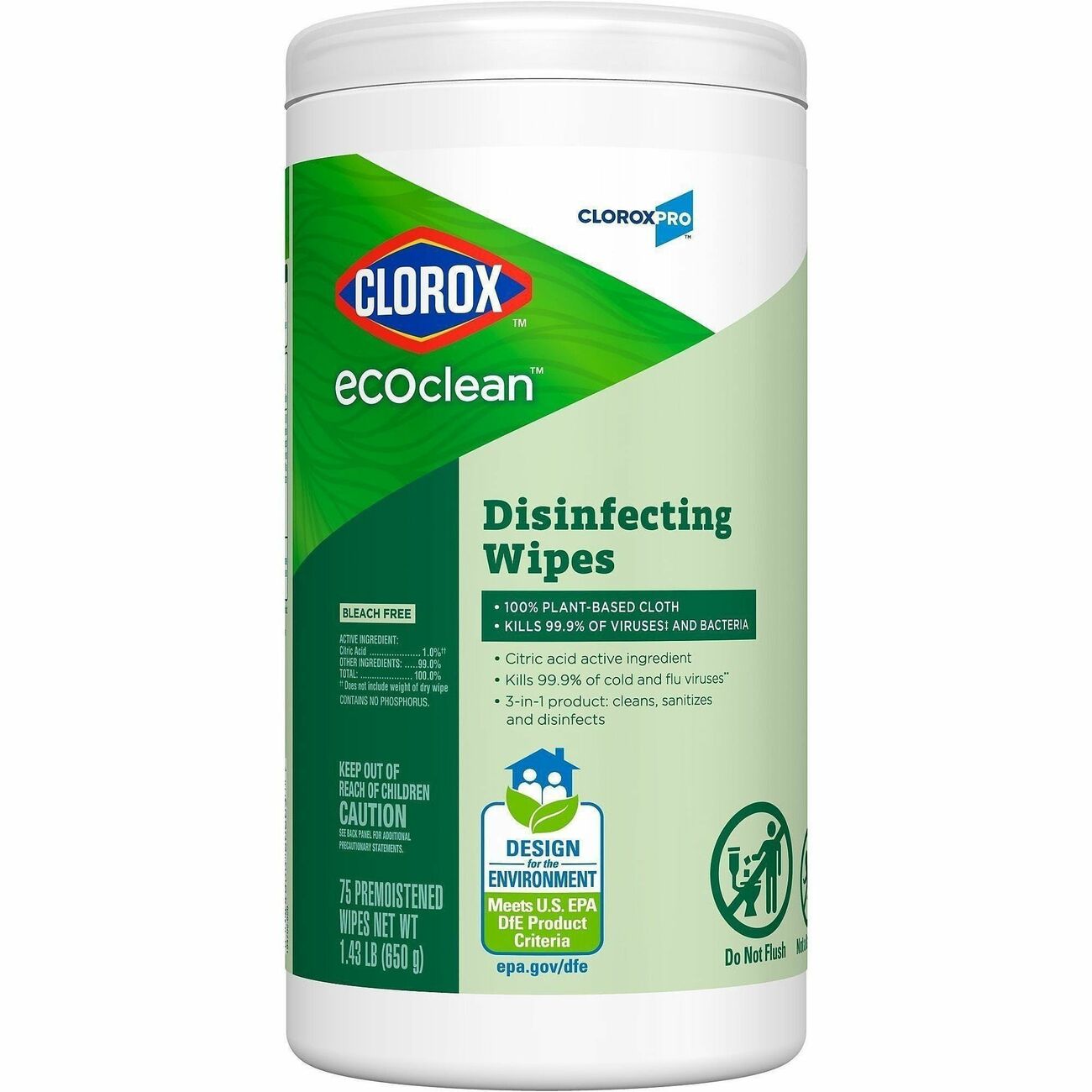 Clorox Wipes Dsnfct Ecocln Cpro 75