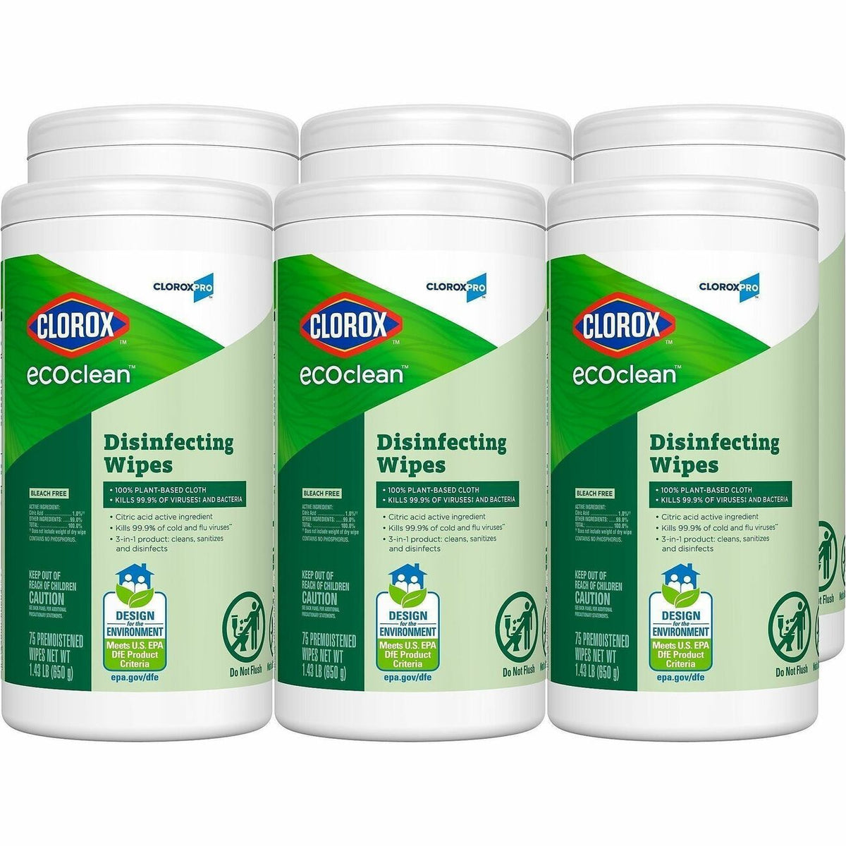 Clorox EcoClean Disinfecting Wipes