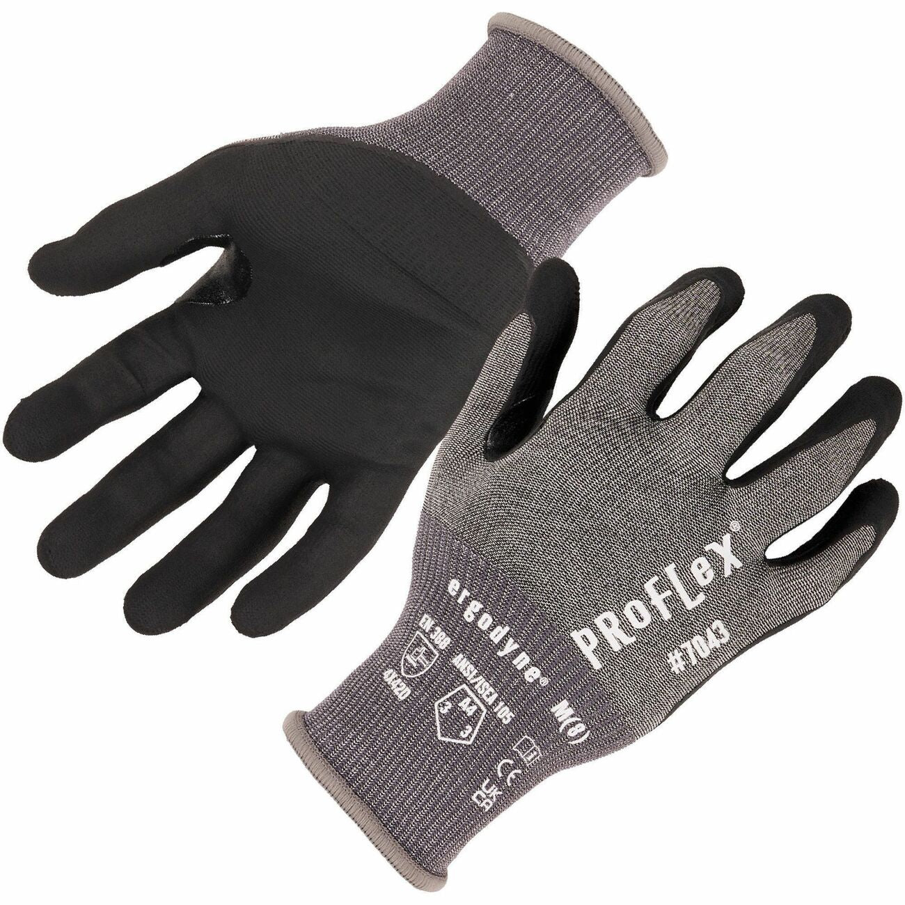 Glove Coated A4 Ntrl Gray M