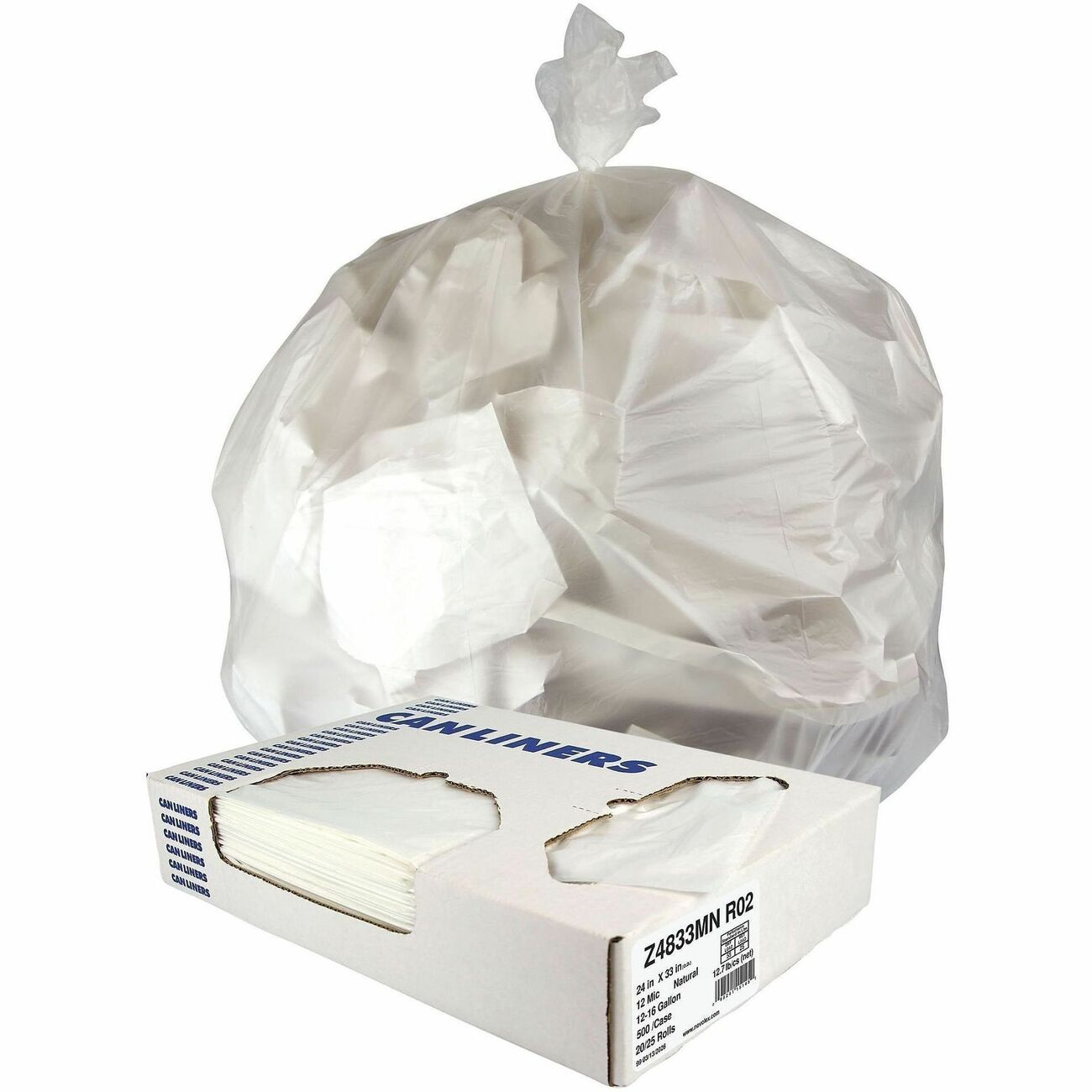 Liner Hdpe 24X33 12Mic Nat
