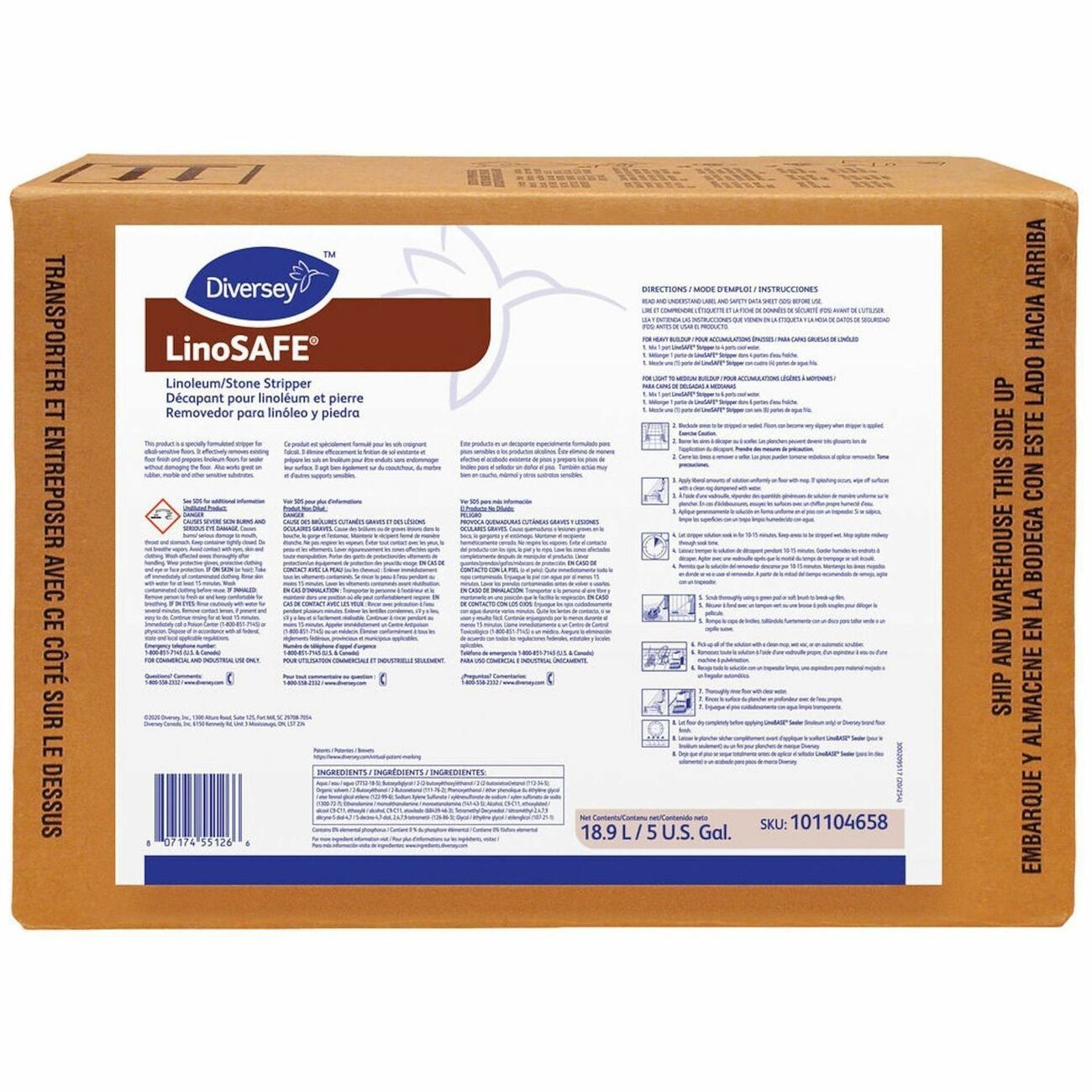 Diversey Stripper Linoleum 5Gal