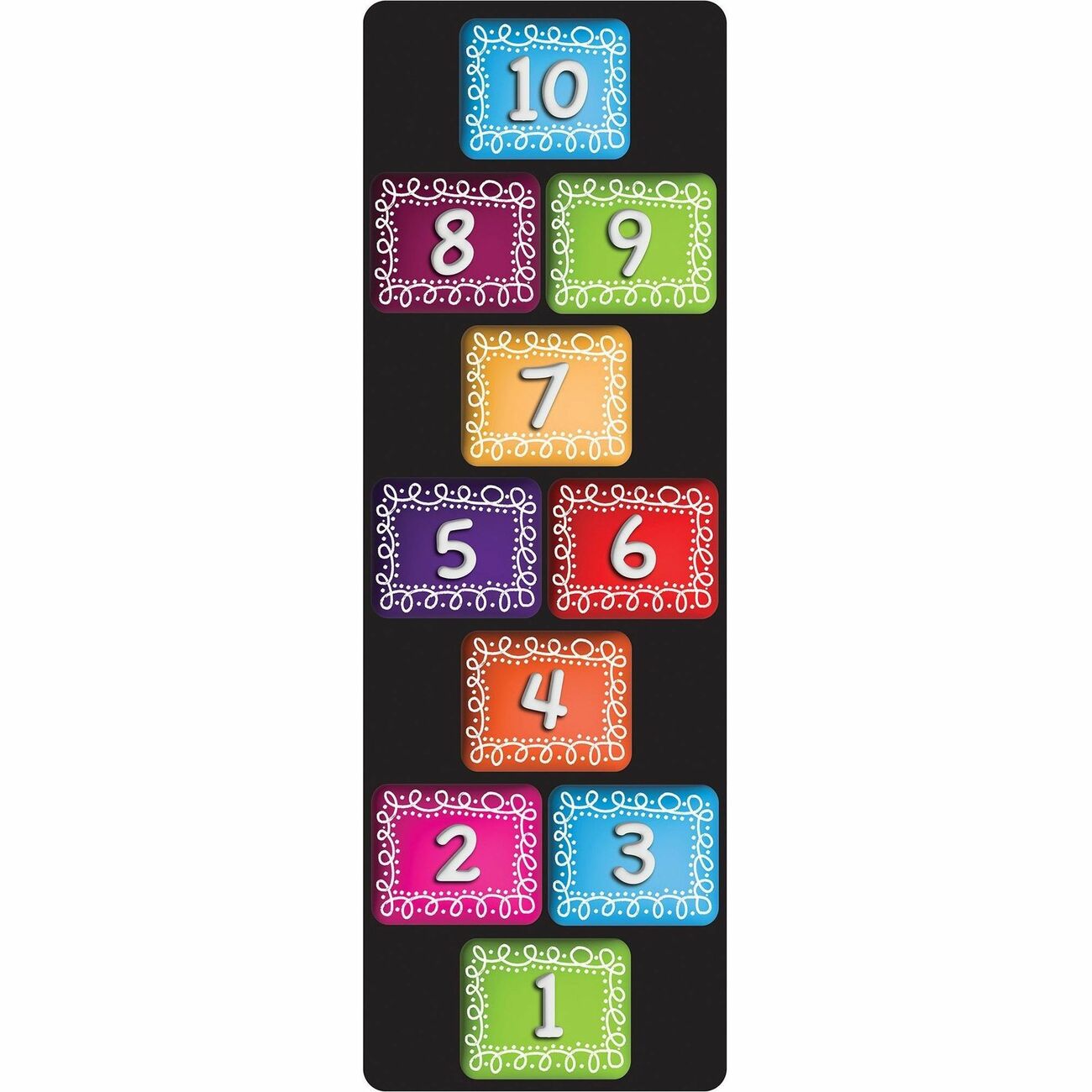 Runner Mat Chalk Numbers