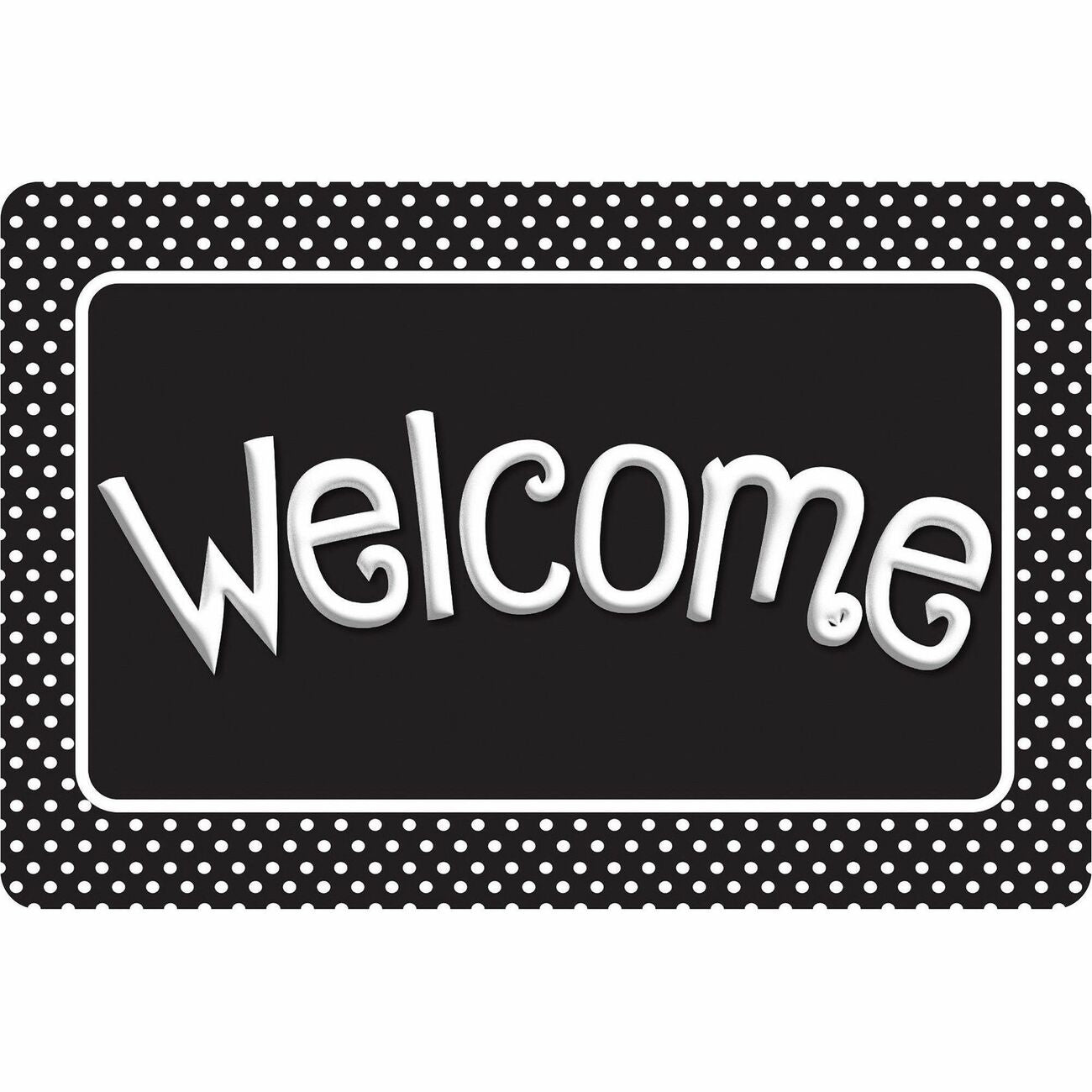 Mat Welcome Polka Dots
