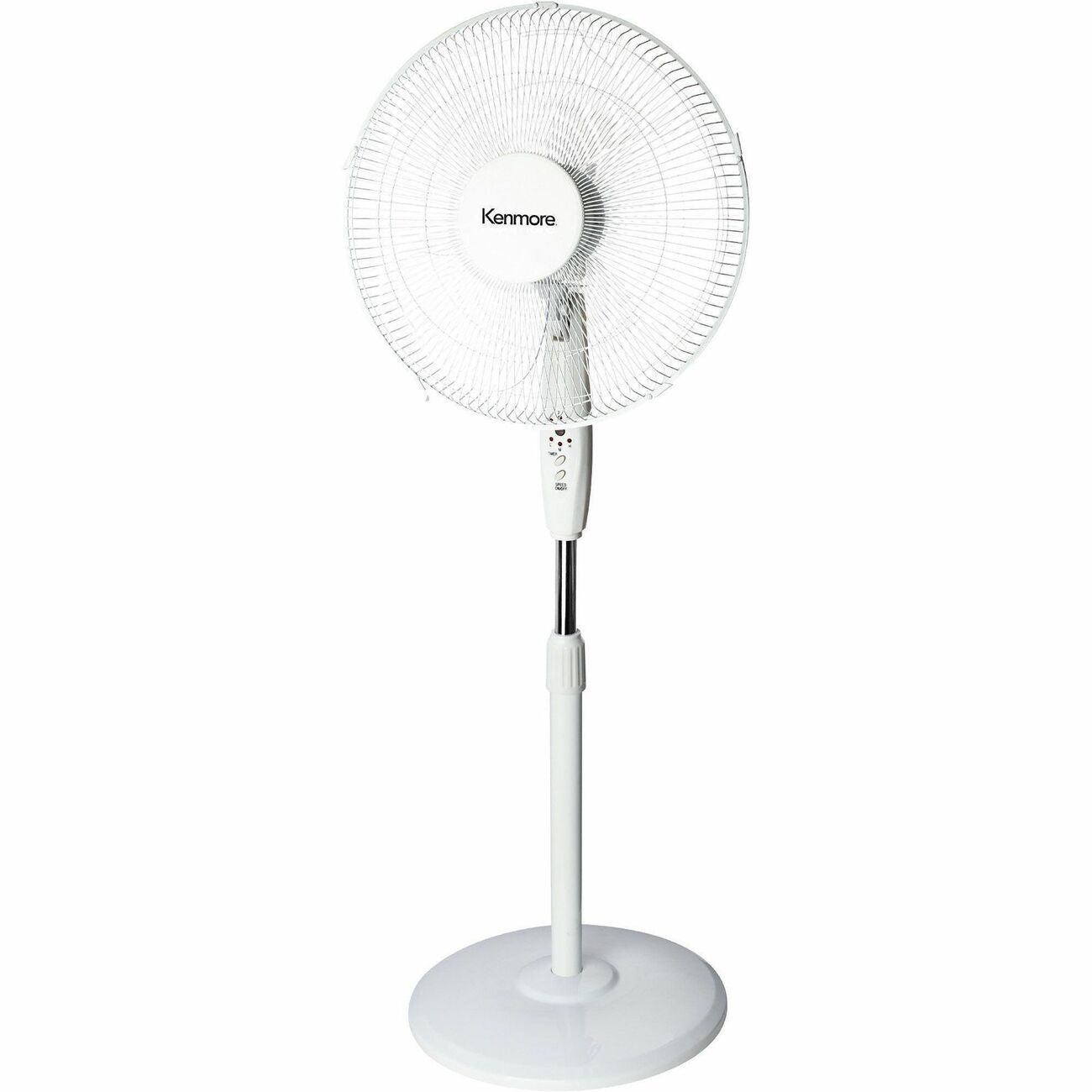 Fan 16 Digitl Pedastl Wh