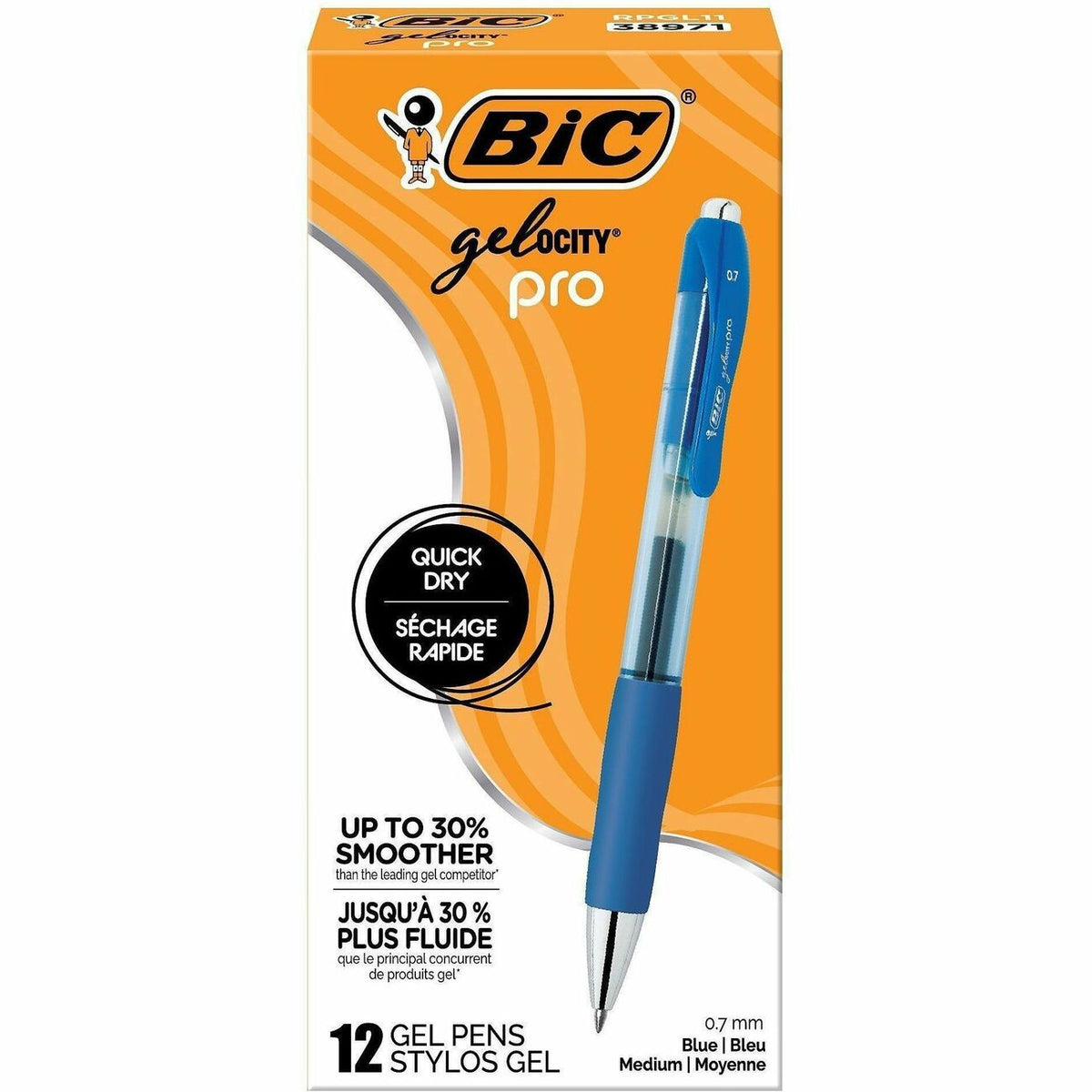 BIC Pen Gel Med 7Mm Blue 1 Dz