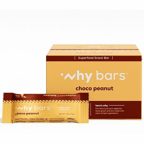 Whybar Chocolate Peanut Nutrition Bar, 2.04 oz
