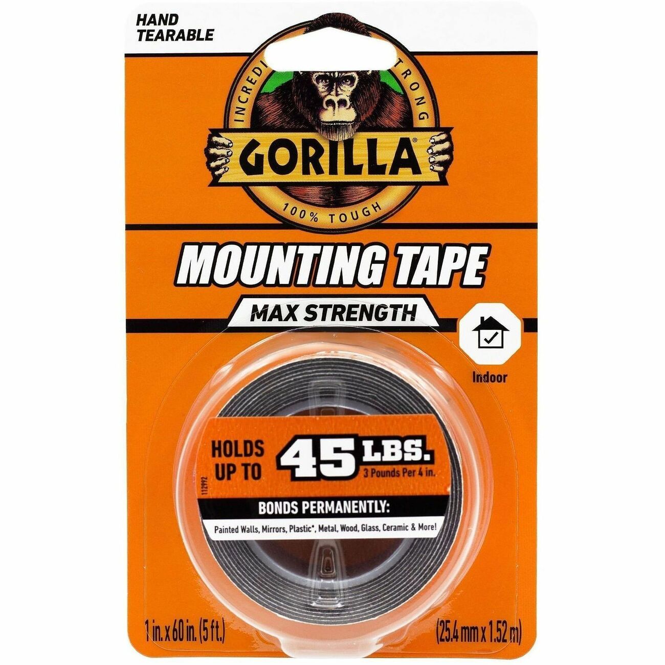 Tape Max 1Inx60In Rl Blk