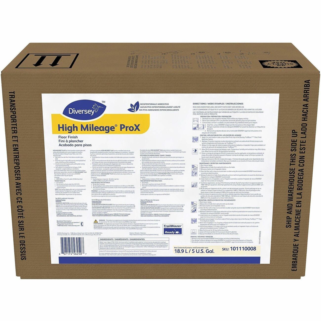 Diversey Finish Floor Prox 5Gal